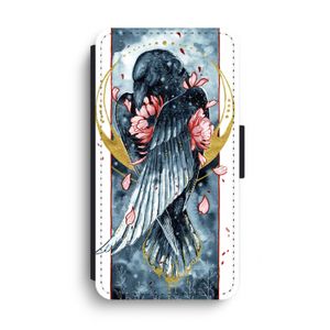 Golden Raven: iPhone XS Max Flip Hoesje