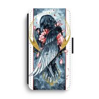 Golden Raven: iPhone XS Max Flip Hoesje