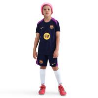 Nike FC Barcelona Strike Trainingsset 2025-2026 Kids Donkerblauw Felpaars Goud