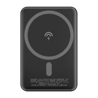 DUDAO wireless powerbank MagSafe 5000mAh black K14S Draadloos opladen Zwart