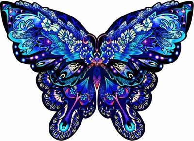 Logica Giochi Mandala Houten Legpuzzel Vlinder