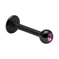 Black Jeweled Labret Labrets