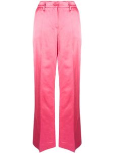 P.A.R.O.S.H. pantalon de tailleur à taille haute - Rose