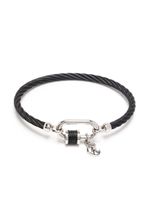 Charriol bracelet Forever Lock en cordes - Noir - thumbnail