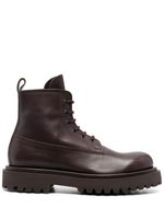 Officine Creative bottes Wisal à lacets - Marron - thumbnail