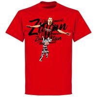 Ibrahimovic Milan Script T-Shirt