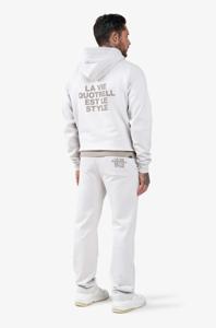 Quotrell La Vie Hoodied Trainingspak Heren Gebroken Wit - Maat S - Kleur: Wit | Soccerfanshop