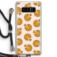You Had Me At Pizza: Samsung Galaxy Note 8 Transparant Hoesje met koord