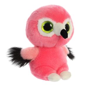 Pluche flamingo knuffel 15 cm