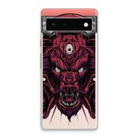 Hell Hound and Serpents: Google Pixel 6 Transparant Hoesje