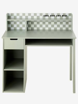 Damier kinderbureau groen