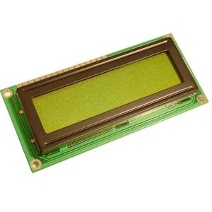 Display Elektronik LC-display Zwart Geel-groen (b x h x d) 80 x 36 x 11.9 mm DEM16216SYH-LY-CYR