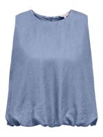 Only Onlcharis Life Sl Balloon Top Wvn Cc T-shirt Lange Mouw 4977083 Light Blue Denim