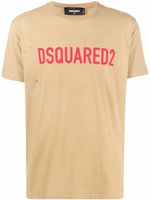 DSQUARED2 t-shirt à logo imprimé - Tons neutres