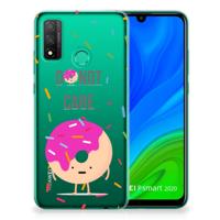 Huawei P Smart 2020 | Siliconen Case | Donut Roze
