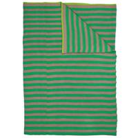 Pip Studio Plaid Bonsoir Stripe Throw Green