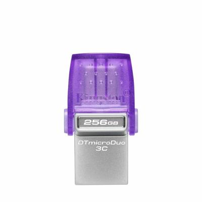 USB stick Kingston microDuo 3C Paars 256 GB (1 Stuks)