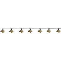 Buitenlichtslinger - LUMISKY - COTTAGE - 5,70 m - 10 transparante bollen - warm witte LED