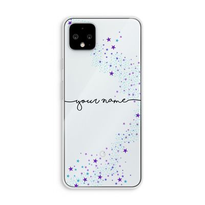 Sterren: Pixel 4 XL Transparant Hoesje