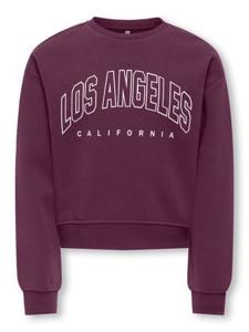 Kids ONLY winter sweater meisjes - paarse - KogSweat - loose fit
