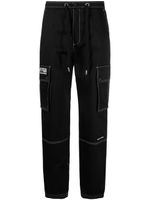 Dolce & Gabbana pantalon cargo à détail de coutures - Noir