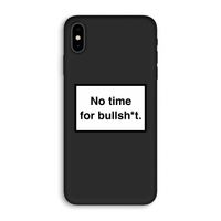 No time: iPhone XS Max Biologisch afbreekbaar hoesje