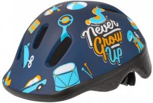 Polisport PolispGoudt kinderhelm Toys. maat: XXS (44/48 cm), kleur: Blauww mat