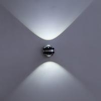 Omhoog naar beneden muur lamp LED moderne indoor Hotel decoratie lichte woonkamer slaapkamer bed TV achtergrond lampen wattage: 2W (koud wit)