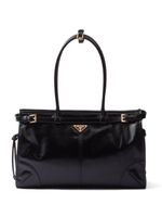 Prada grand sac porté épaule Bonnie - Noir