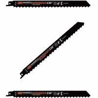 Reciprozaagblad 230mm MRW10B Mandrex Woodcut ruwe snede (2 st.)