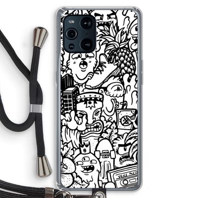 Vexx Mixtape #2: Oppo Find X3 Pro Transparant Hoesje met koord