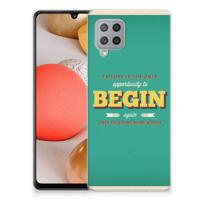 Samsung Galaxy A42 | Siliconen hoesje | met naam Quote Begin
