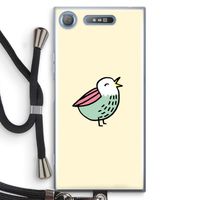 Birdy: Sony Xperia XZ1 Transparant Hoesje met koord