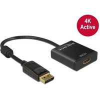 Delock 62607 Adapter DisplayPort 1.2 male > HDMI female 4K Actief zwart - thumbnail