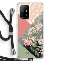 Sweet heaven geometrics: Oppo A95 5G Transparant Hoesje met koord