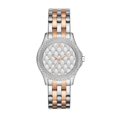 Horlogeband Armani Exchange AX5249 Staal Bi-Color 18mm