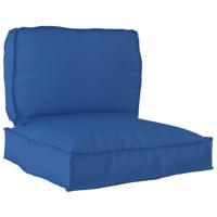 VidaXL Pallet kussen set 2 pcs koninklijk blauw oxford stof