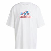 Dames-T-Shirt met Korte Mouwen Adidas Flower Badge of Sports Gt - Maat: S