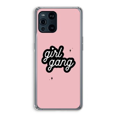 Girl Gang: Oppo Find X3 Transparant Hoesje