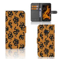 Telefoonhoesje | Met pasjeshouder | voor Samsung Galaxy Xcover 4 | Xcover 4s Snakes