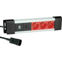 Bachmann BM005928 Stekkerdoos Zwart, Rood, Zilver Apparaatstekker C13/C14 1 stuk(s)