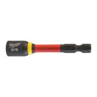 Milwaukee nut driver mag shw 5/16" x 65 mm - 1 pc dop shockwave™ magnetisch hex 1/4 5/6" x 65mm - 4932492438