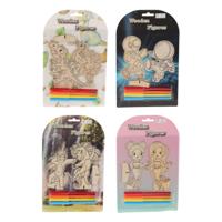 Houten Thema Figuren Kleuren Set Houten Thema Figuren Kleuren Set