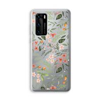 Sweet little flowers: Huawei P40 Transparant Hoesje