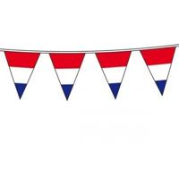 Vlaggenlijn Holland - Nederlandse vlag - rood wit blauw - 10 meter Vlaggenlijn Holland - Nederlandse vlag - rood wit blauw - 10 meter