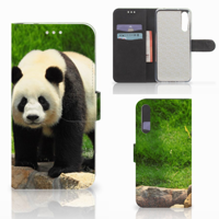 Huawei P20 Pro | Telefoonhoesje | Met pasjeshouder | Panda