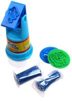 LG Imports Kid's Dough stamp 'n' roller 5 delige kleiset blauw - thumbnail