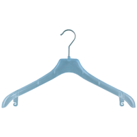 Hanger transp gebogen 32cm 230 stuks