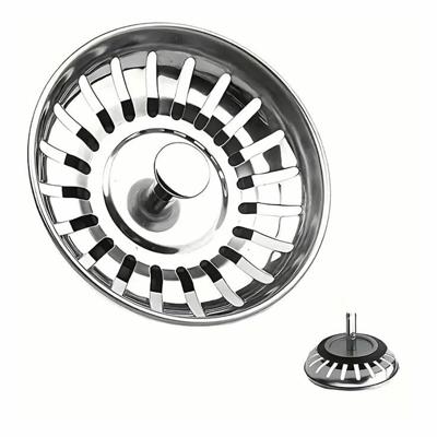 Gootsteenfilters Silex Roestvrij staal Ø 8 cm Zilverkleurig