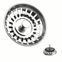 Gootsteenfilters Silex Roestvrij staal Ø 8 cm Zilverkleurig - thumbnail